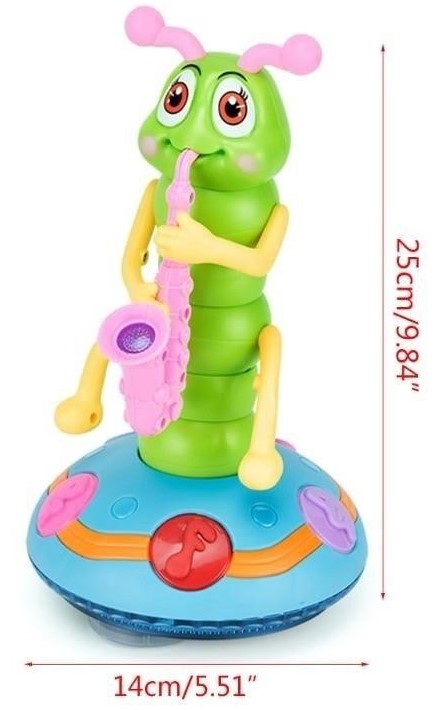 Іграшка музична "Гусениця-саксофоніст"