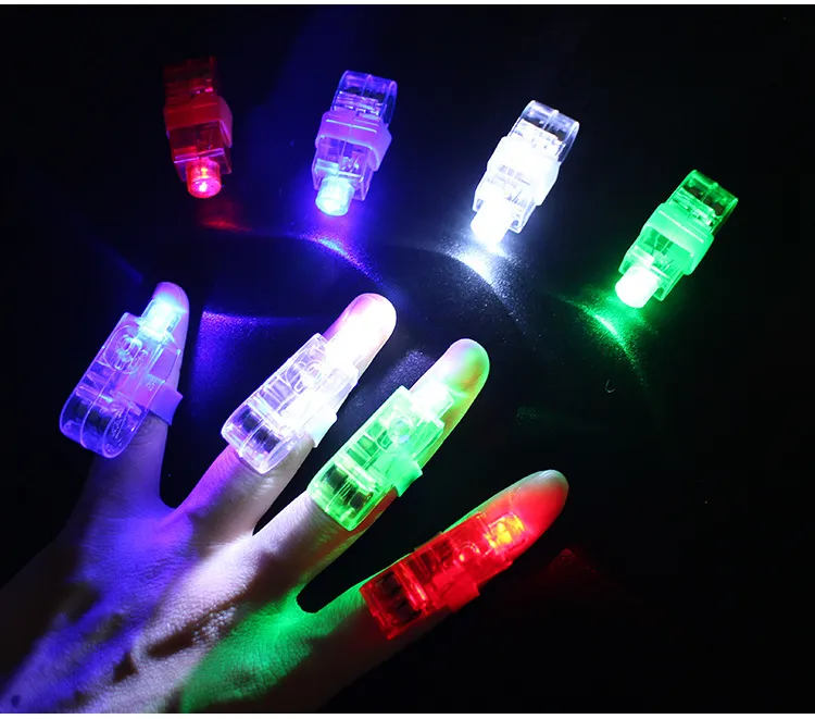 Світлові насадки на пальці "Лазерні пальці"