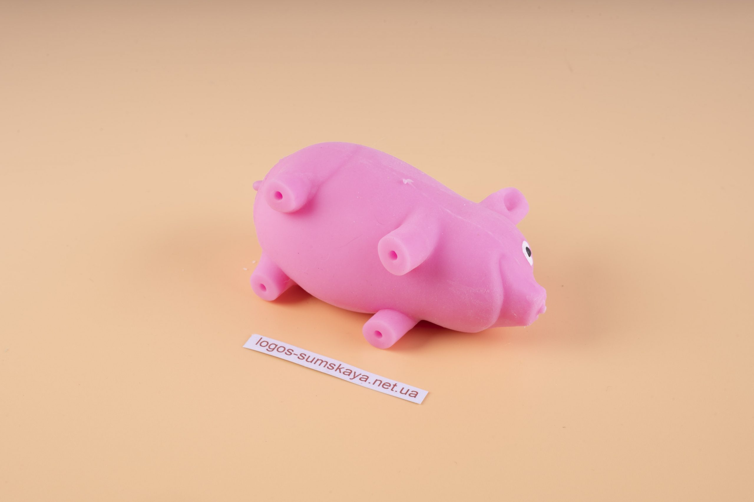 Іграшка-антистрес “Рожева свинка”
