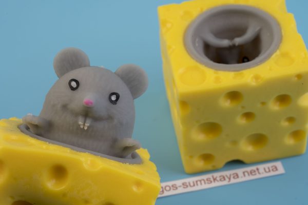 Іграшка-антистрес “Мишка в сирі”